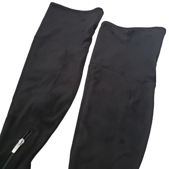 NEW Marc Fisher Black Faux Suede Over-The-Knee Boots Narrow Calf - Picture 8 of 15